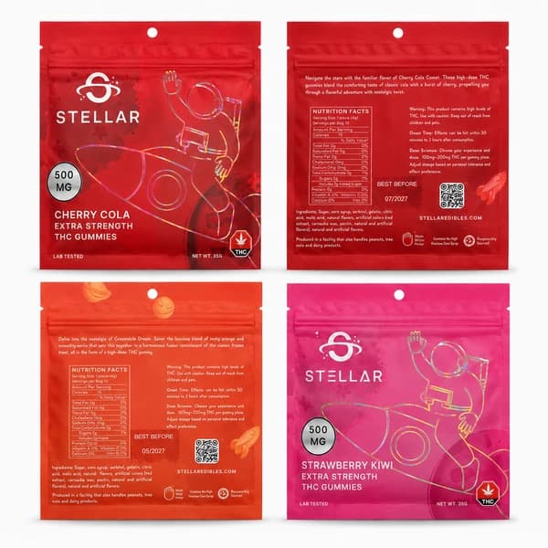 STELLAR GUMMIES 500MG