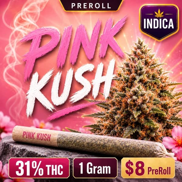 PINK KUSH 1G IND PR-ROLL